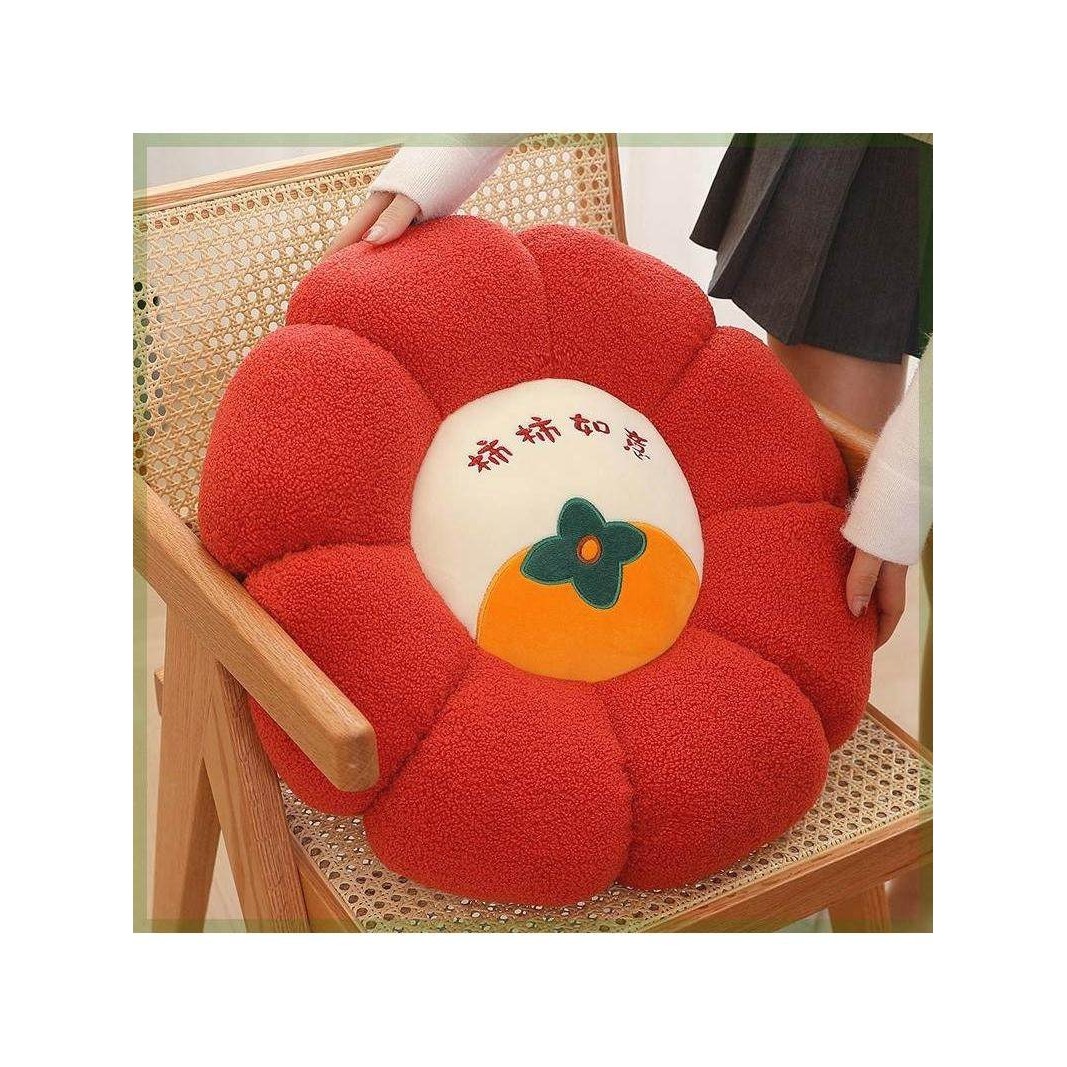 水果柿柿如意蒲团坐垫地上懒人坐墩沙发毛绒抱枕榻榻米橙子飘窗垫,居家布艺,美臀垫/保健坐垫,淘宝优惠券,粉丝福利购,淘宝优惠卷