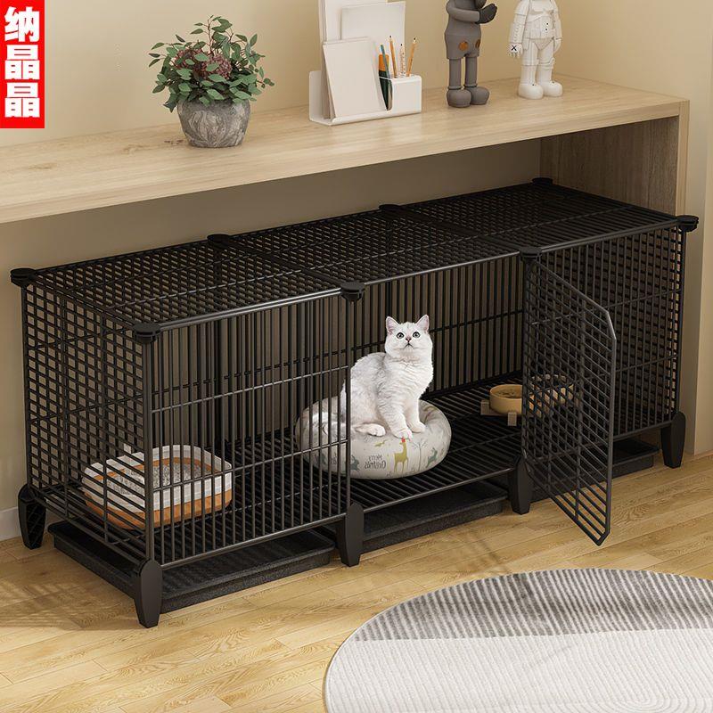 猫笼家用室内别墅超大自由空间室内加带厕所小型猫舍猫屋猫咪猫窝
