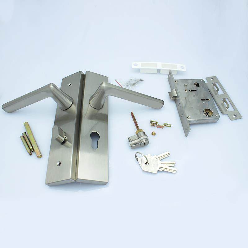 7250假插芯锁体长175简约中式室内门锁反提锁具固定孔距170通用型