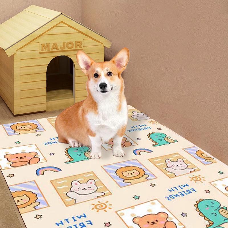 宠物地垫防水防尿免洗狗狗垫子防滑猫笼狗笼围栏专用PVC地垫地毯