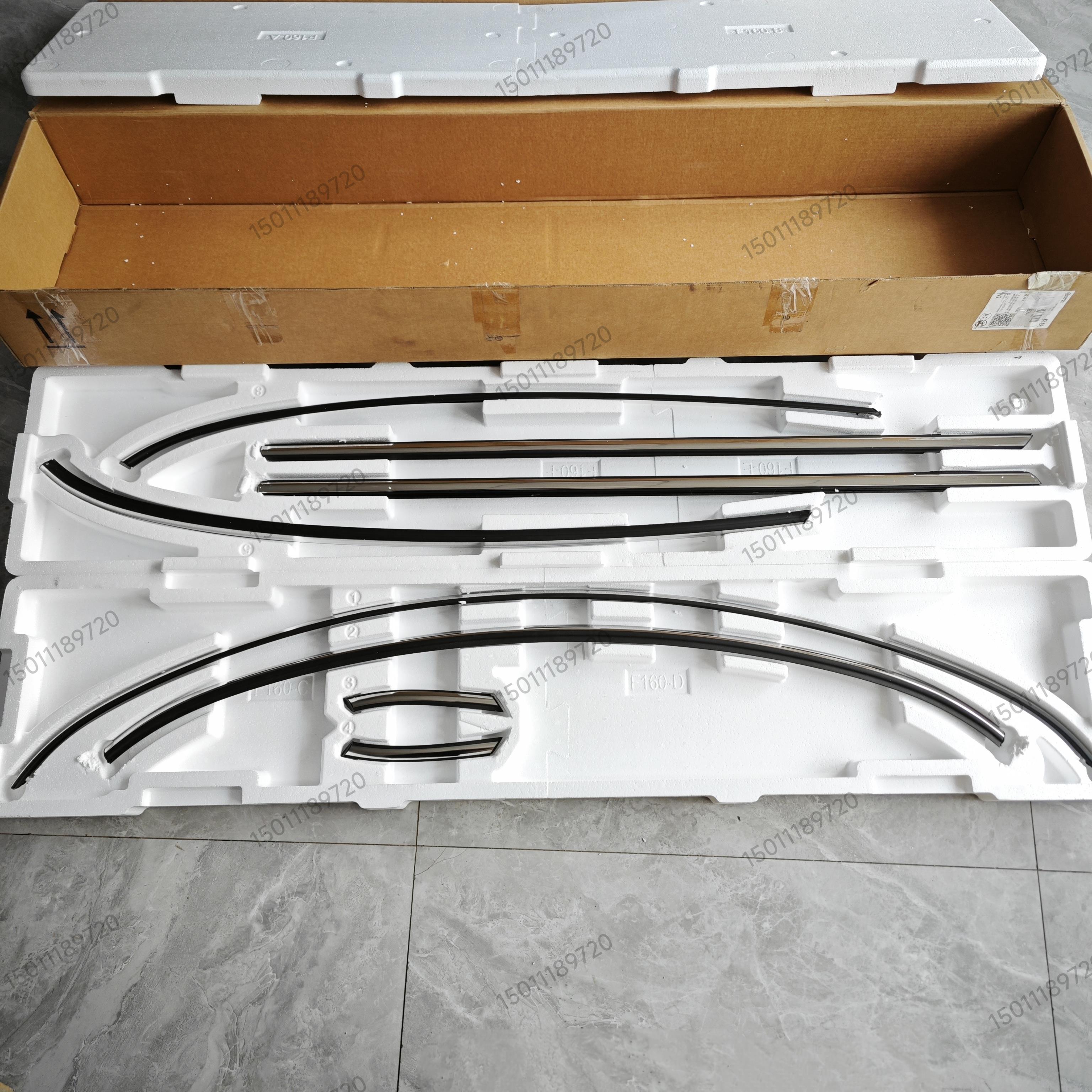 适用迷你miniF55F56F57one车窗饰条玻璃装饰条挡水条车门亮条压条