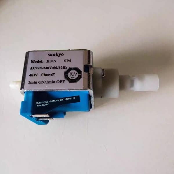 K315微型电磁泵配件水泵自吸泵蒸汽清洗机咖啡机助推器服装蒸笼48