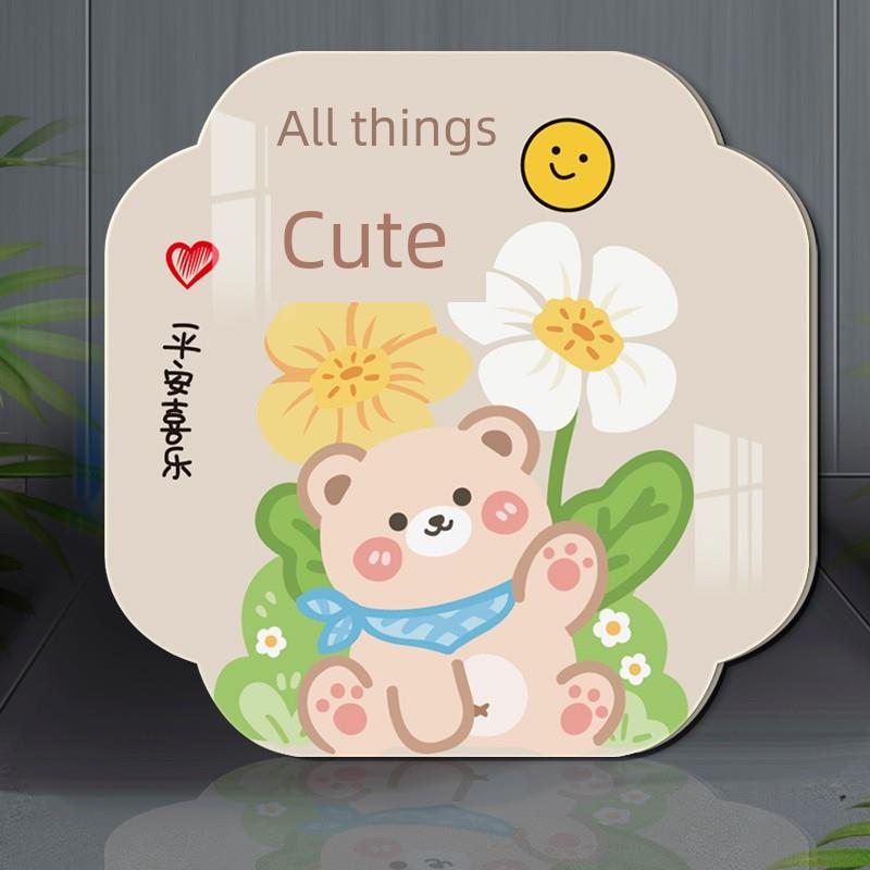 卡通可爱风格创意丑墙贴纸三维亚克力房间卧室客厅墙阻挡装饰贴纸