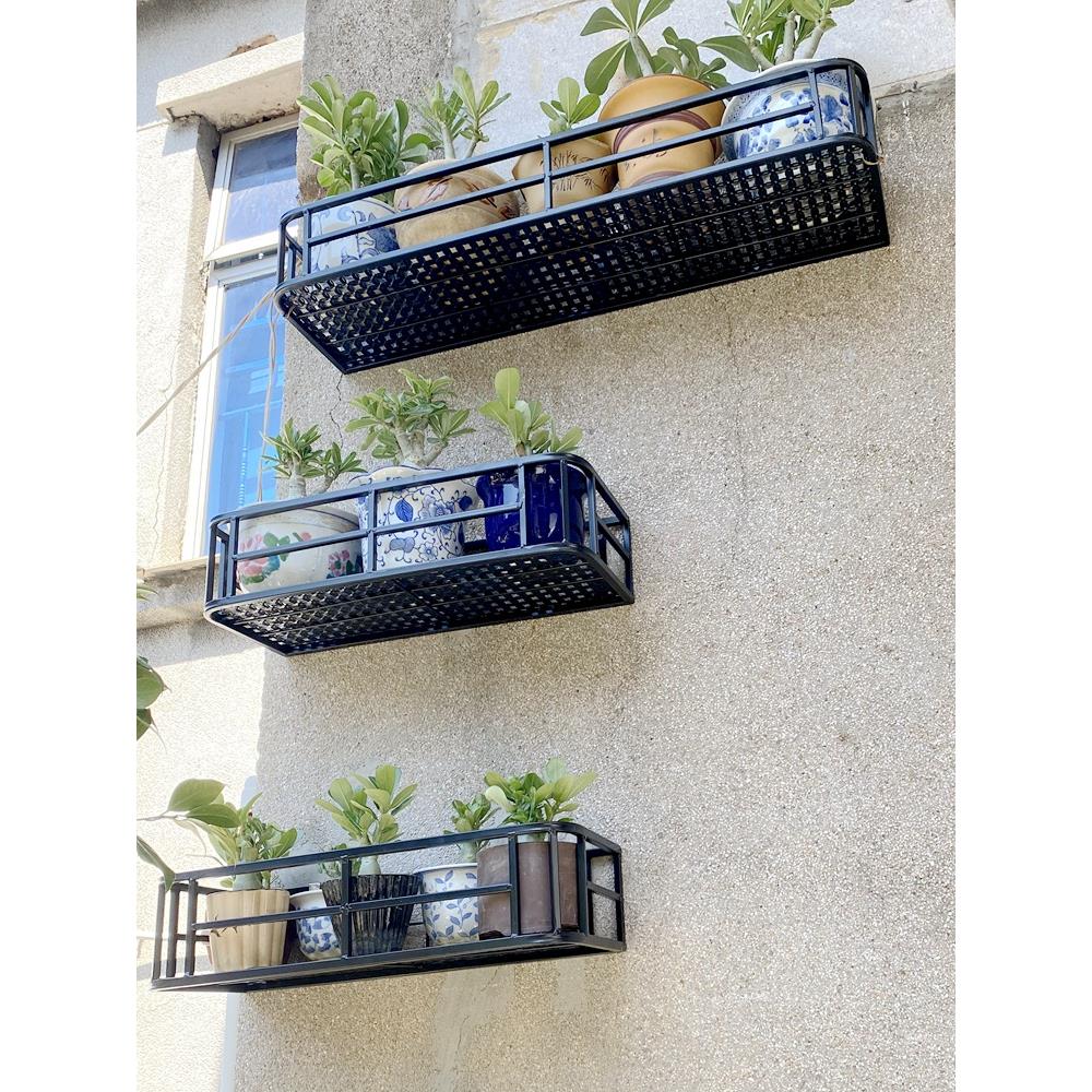 圆角欧式墙壁花架阳台挂式花架壁挂墙上绿萝悬挂式置物装饰花盆架