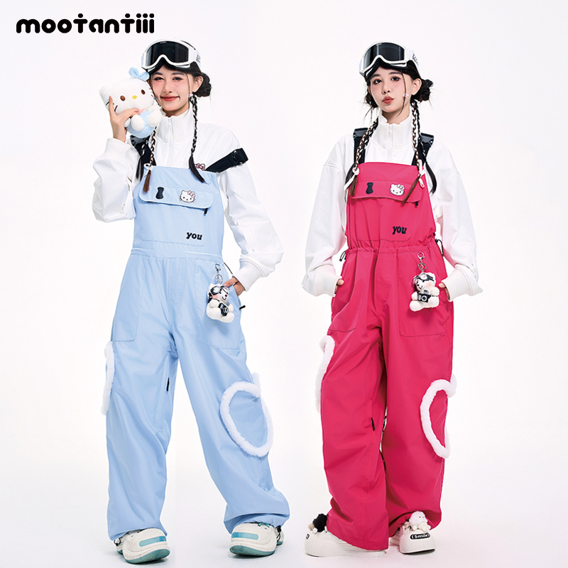 【送硅胶护臀裤】凯蒂猫背带裤