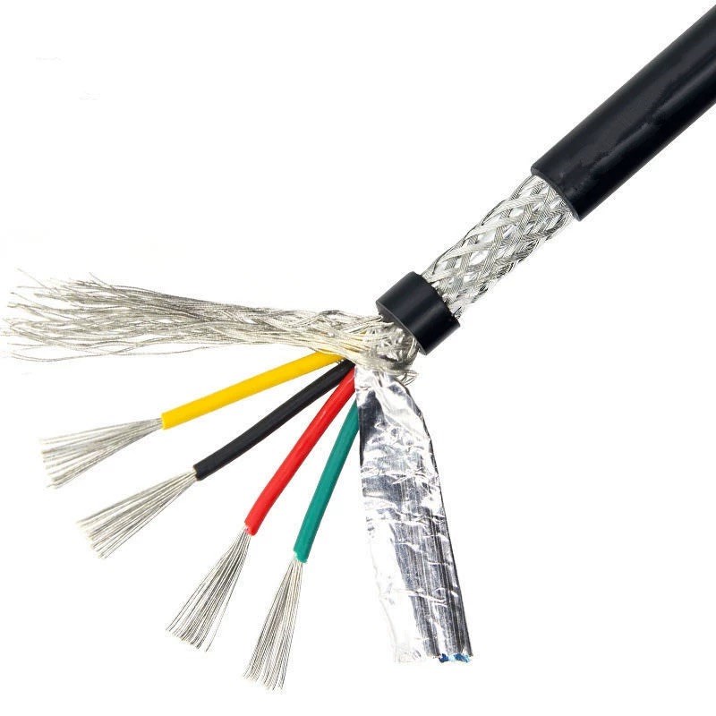 20 22 24 26AWG 2464多芯屏蔽线 2 3 4 5 6 8 1W0芯信号控制线