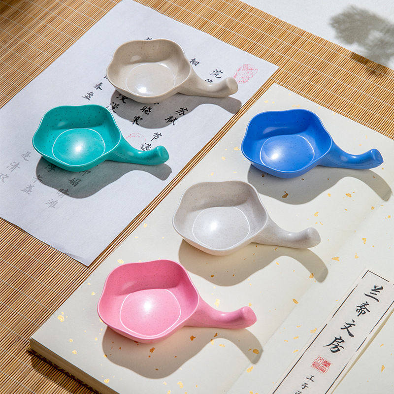 墨碟毛笔砚台墨蝶书法专用墨汁墨盘塑料碟子水碟学生国画墨水碟墨