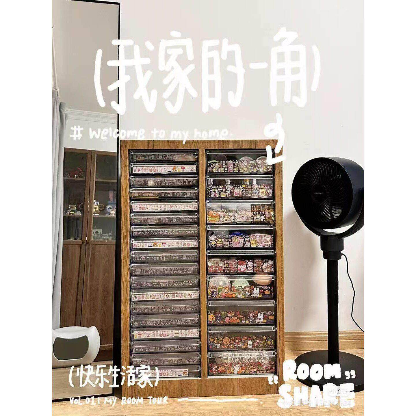 白色美甲店平底收纳柜a4抽屉柜抽屉式钢制文件整理柜烘焙店文件柜