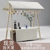 集市户外网红摊位展示架促销 架子折叠夜市摆摊实木移动可折叠花车