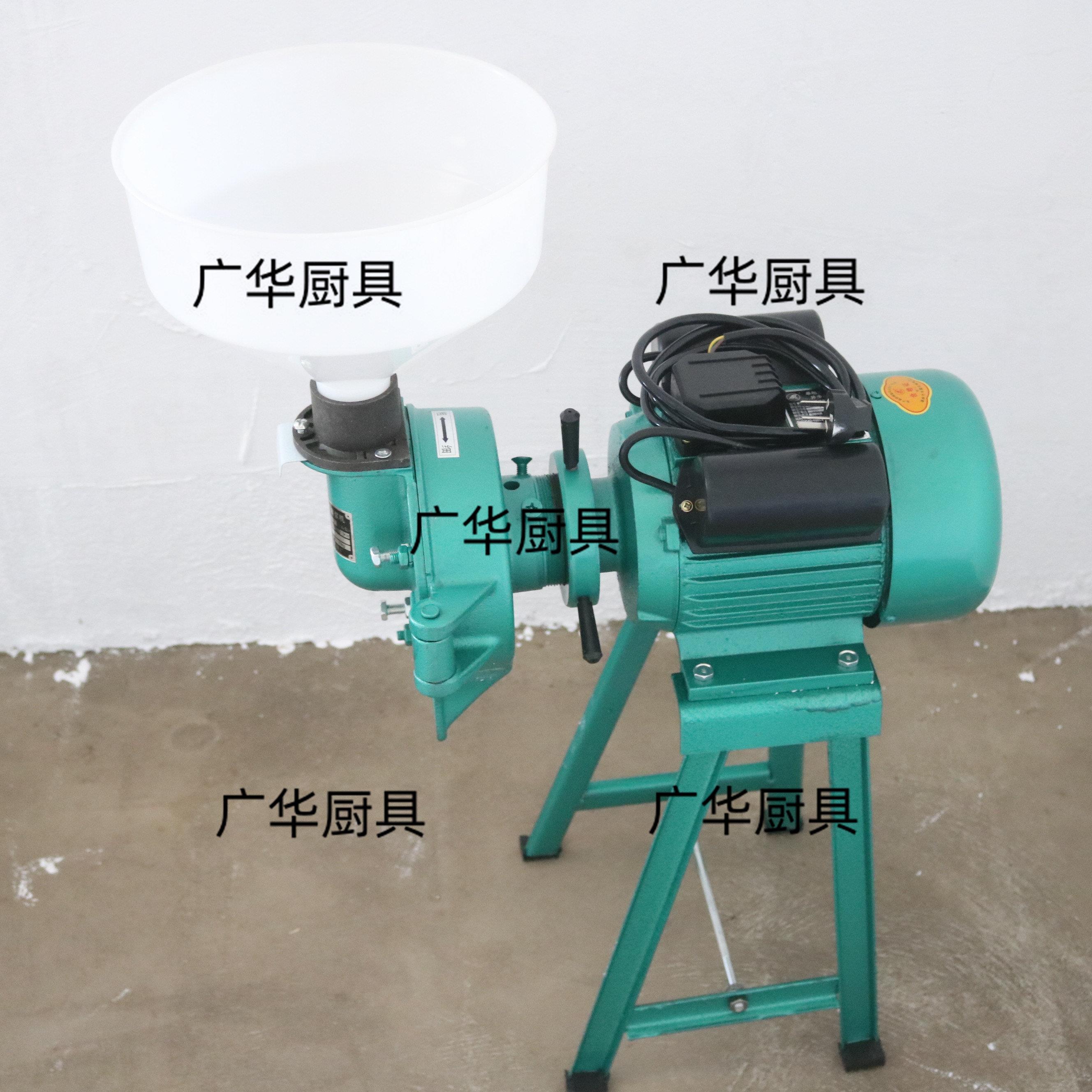 丰隆牌140型内调商用磨浆机面窝机电动石磨干湿两用磨浆磨粉机