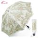 好梦新款 高端刺绣遮阳伞女黑胶防晒蕾丝刺绣二折抗UV遮阳伞