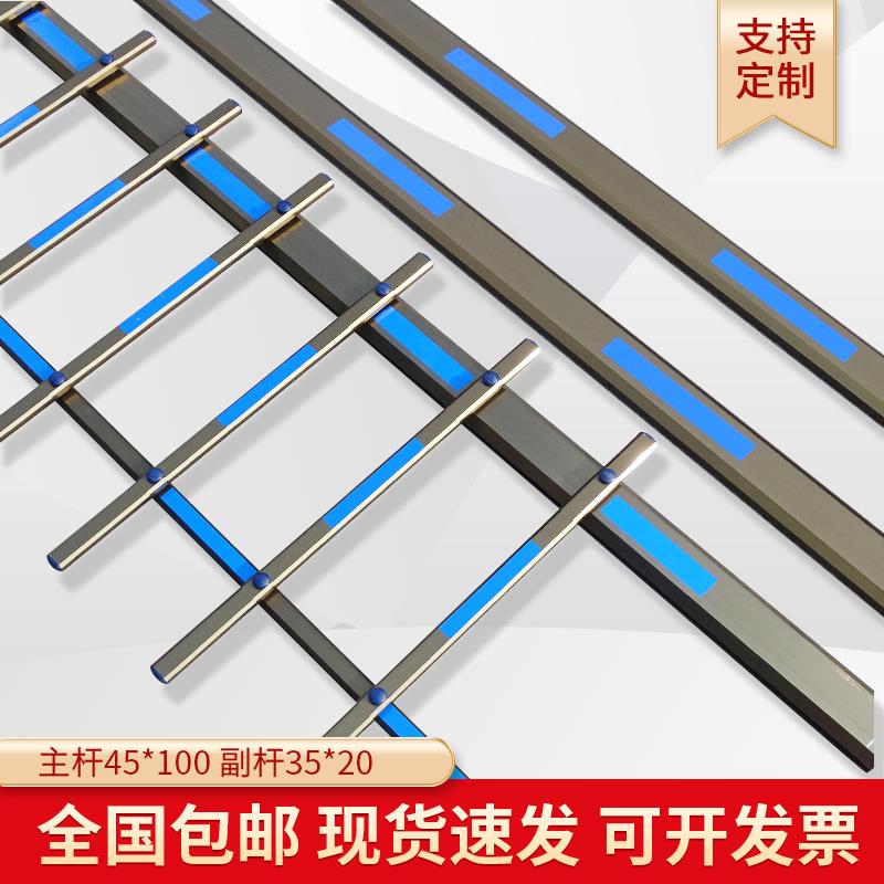 停车场道闸栏杆小区物业升降挡车直杆铝合金八角杆包邮