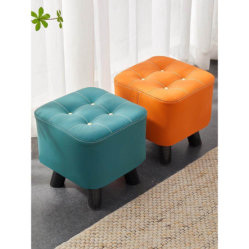 小凳子简约换鞋凳客厅沙发脚踏凳茶几小矮凳北欧皮凳子家用小板凳,住宅家具,矮凳,淘宝优惠券,粉丝福利购,淘宝优惠卷