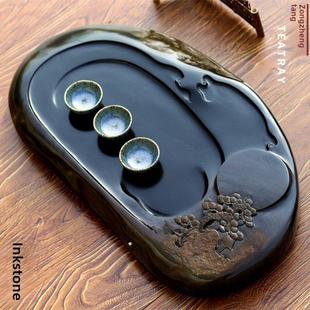 宗正堂天然锗石茶盘石茶盘石茶桌锗砚台石茶盘石雕石茶具