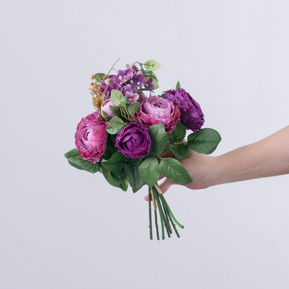 婚庆手捧花陆莲绣球花束仿真花家庭装饰假花GF16384