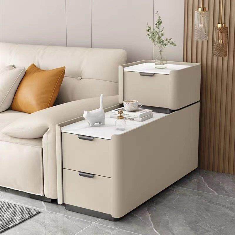 2025新款落地沙发边柜轻奢高级感实木小型夹缝简约现代边几侧边柜