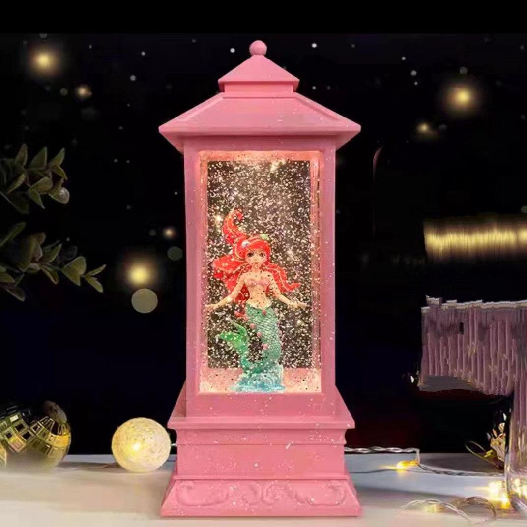 人鱼公主风灯礼物八音盒摆件D1411【鹿儿岛】