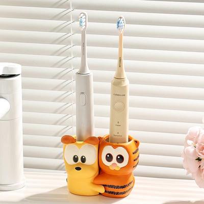 高级感新款加菲猫周边情侣儿童化妆室可爱放牙刷牙膏架子置物架子