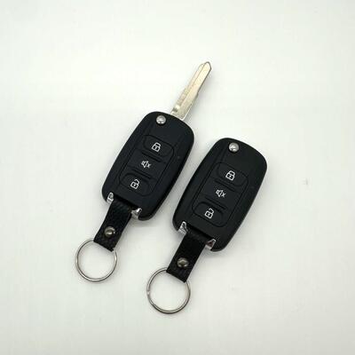 17-25低调五菱宏光S专用中控锁折叠式遥控钥匙防盗装置无需钻孔安