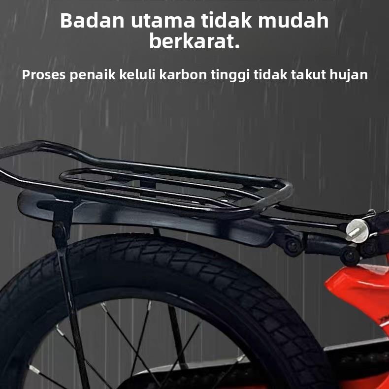 自行车小孩可载人后座架车尾架单车后架12/14/16/18/20寸单车配件