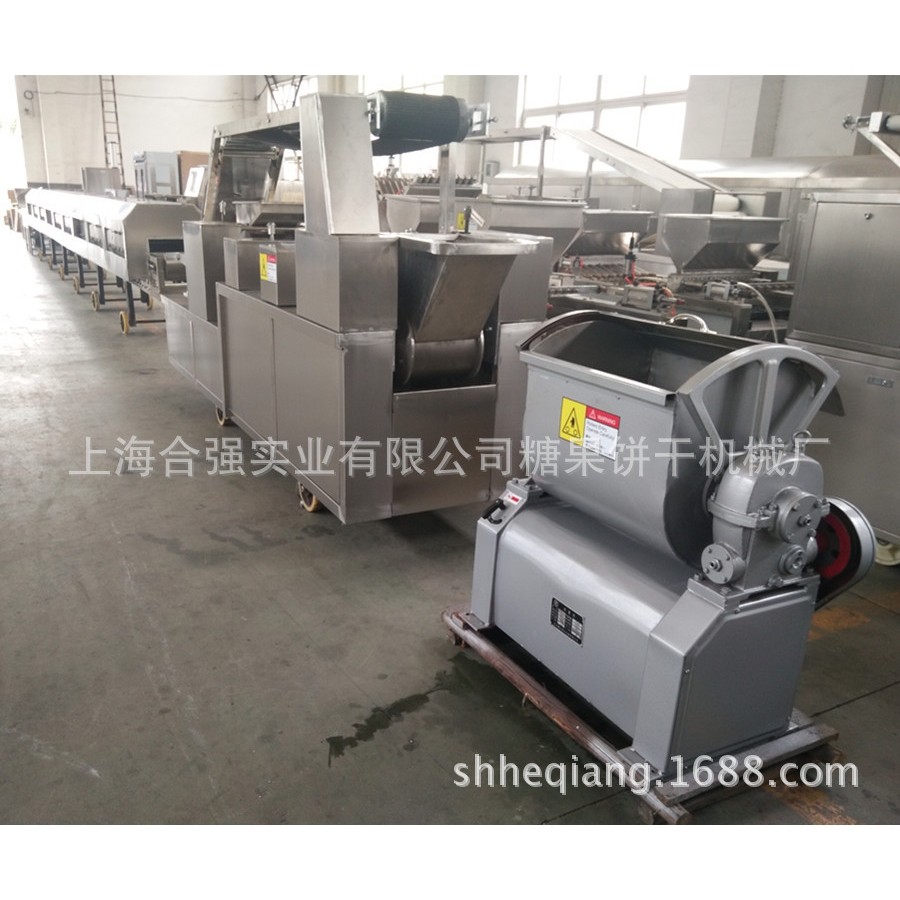 饼干设备 酥性韧性一体饼干生产线 字母饼干成型机 宠物饼干机械