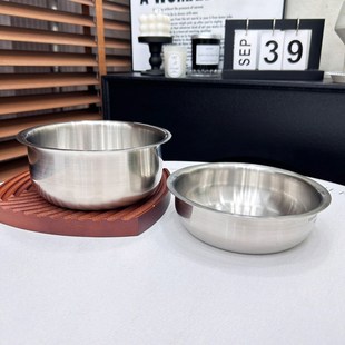 可加热的碗 小怪兽加厚304不锈钢儿童碗蒸蛋碗宝宝辅食吃饭小碗