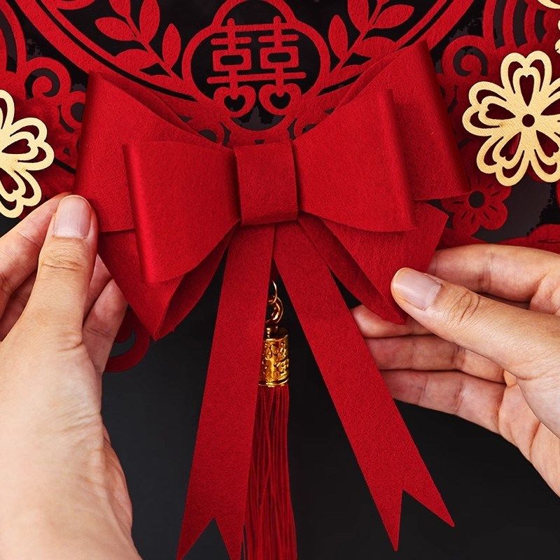 结婚婚房挂件套装拉花装饰布置客厅卧室喜字挂饰婚庆装扮用品蝴蝶,节庆用品/礼品,婚房装扮用品,淘宝优惠券,粉丝福利购,淘宝优惠卷