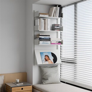 书格有物飘窗书架墙上置物架客厅卧室自由组合隔板墙面收纳展示架