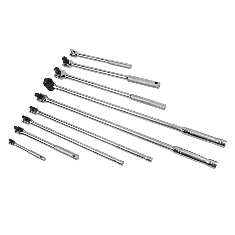 F杆转向手柄1/2寸加q长活动头套筒扳手大飞加力杆万向弯杆套筒扳