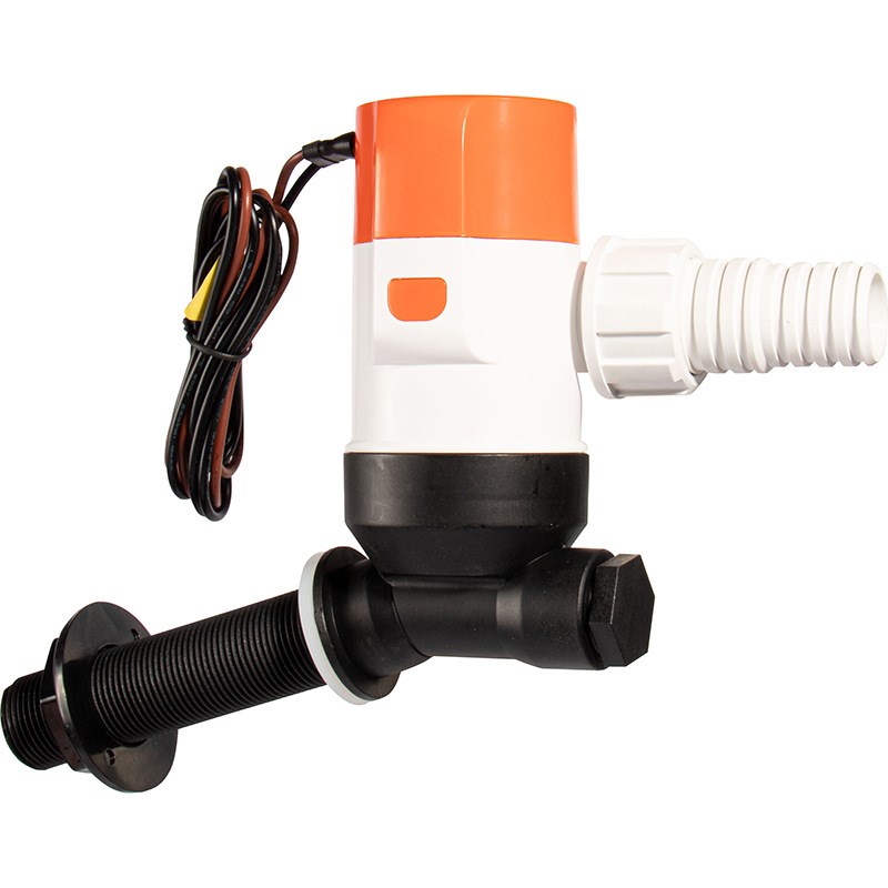 12V直流潜水泵舱底x泵活鱼舱水泵船用泵排微型