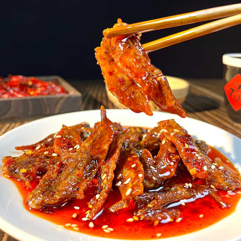 正宗湖南特产香辣鸡尖虎皮翅尖熟食即食宿舍香酥办公室休闲解馋