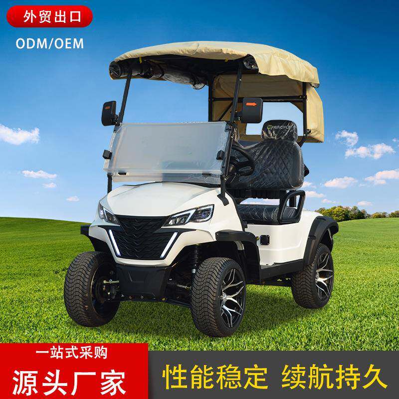 高尔夫球车电动四轮观光车外贸品质休闲沙滩车景区公园球场摆渡代