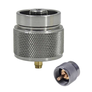 扁气罐户外炉头连接口转换器丙烷美式曼普气罐固特气体Mapp转接头