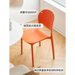 602坐料凳舒服大学习电脑餐桌椅家用靠塑背书桌椅子加网红久梳妆