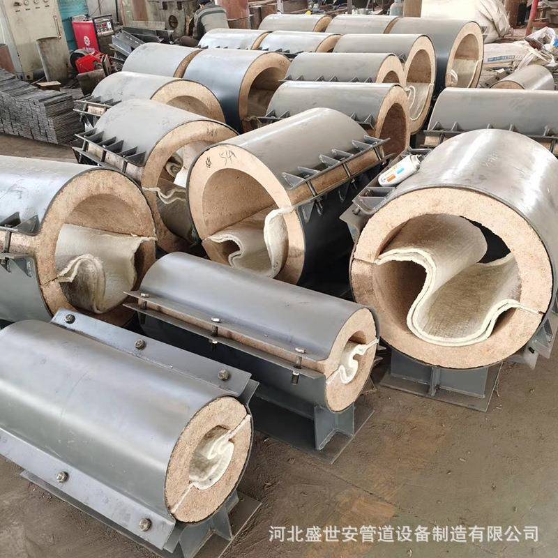 OZZ聚氨蛭酯隔热保温管道导向支蛭座石管托托隔热石管现货