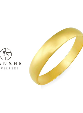 NANSHE/南奢 轻奢中式宽条优雅素款手镯L840