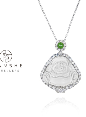 NANSHE/南奢 新中式国风佛公吊坠 大肚佛项链L1246