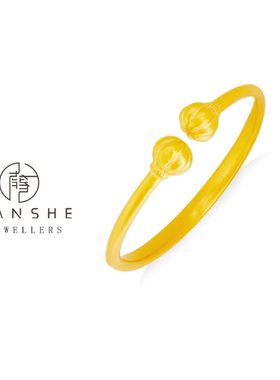 NANSHE/南奢 古法南瓜开口手镯百搭L928