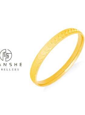 NANSHE/南奢 中国风钱多多手镯轻奢 L957