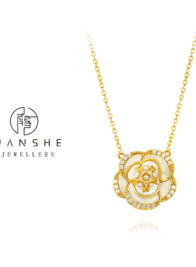 NANSHE/南奢  浪漫山茶花珍珠项链