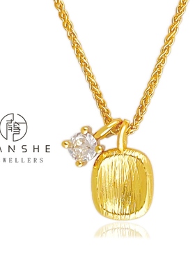 NANSHE/南奢   扁豆字项链时尚气质百搭 L802