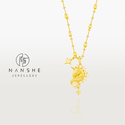NANSHE/南奢 【以梦为马】独角兽浪漫精致优雅项链L1576