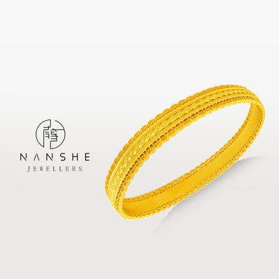 NANSHE/南奢【腰缠万贯手镯】中式风手镯L2161