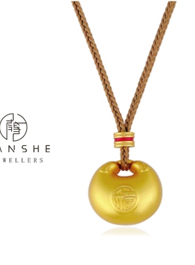 NANSHE/南奢 新中式胖福元宝吊坠项链