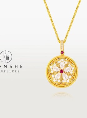 NANSHE/南奢 【五叶草】独家设计款幸运花朵锁骨链L1685