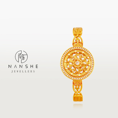 NANSHE/南奢【星轮罗盘】幸运皇冠马车罗盘手表手镯L1827