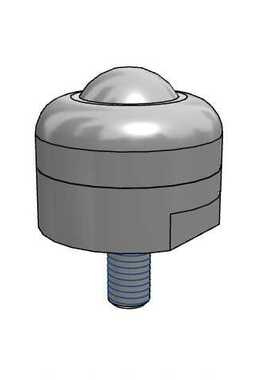 钢制万向球 车削型 螺杆切削式滚轮QDE61-20安装型BCBE120牛眼轮