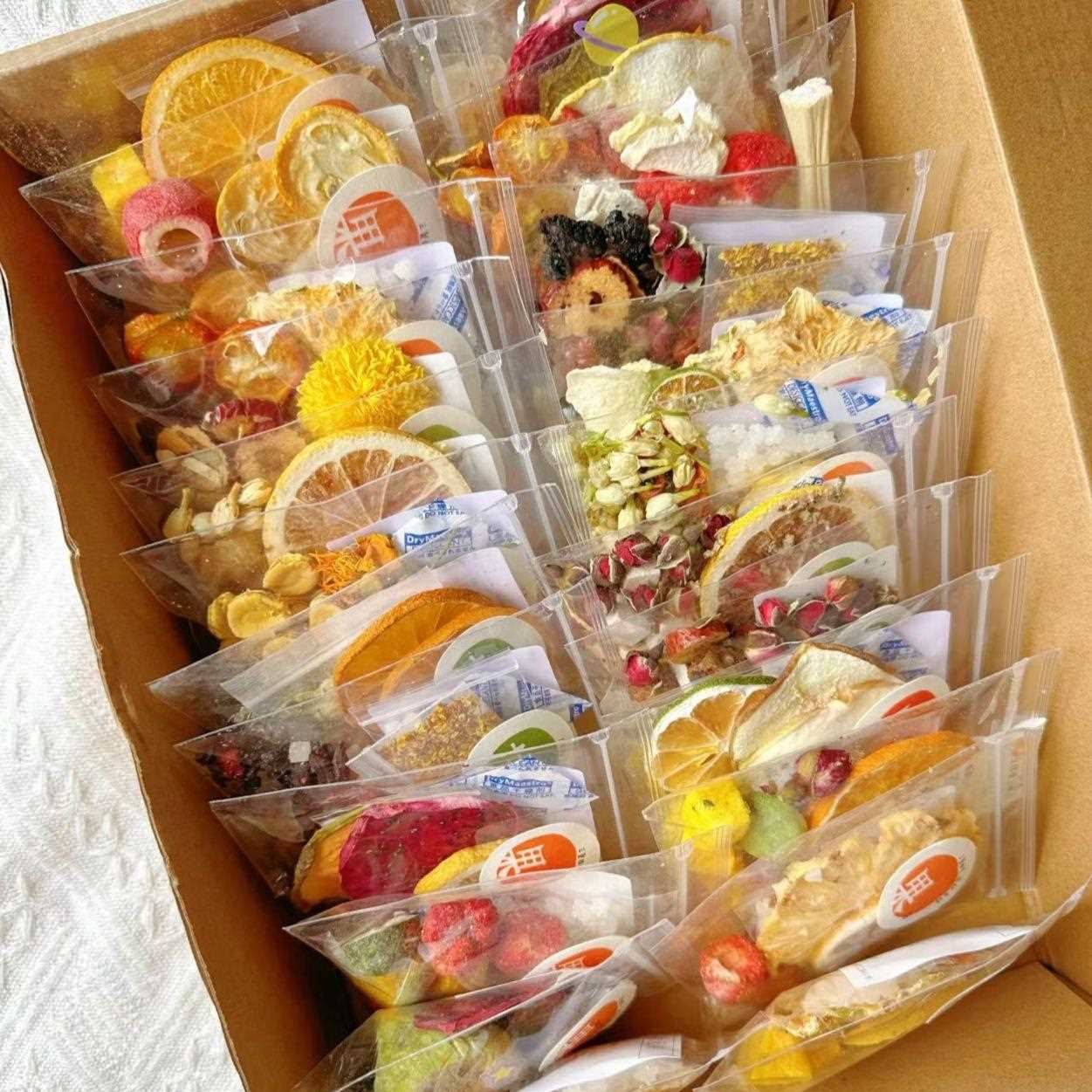 一周好茶混合口味水果茶青桔柠檬百香果西柚茶女生喝泡水喝茶包