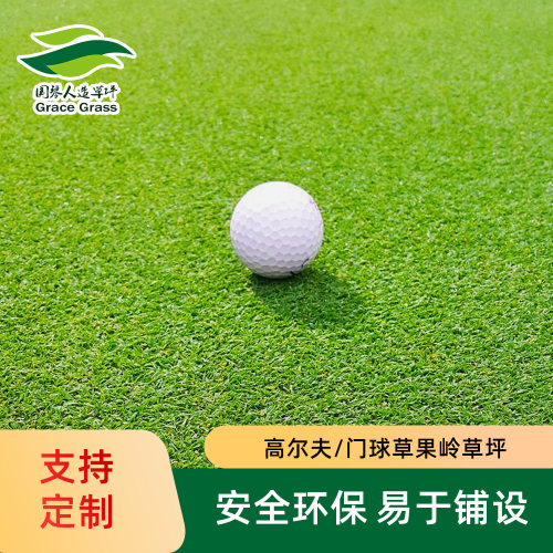 优质高尔夫人造草坪户外运动加密仿果岭假草坪耐磨门球草