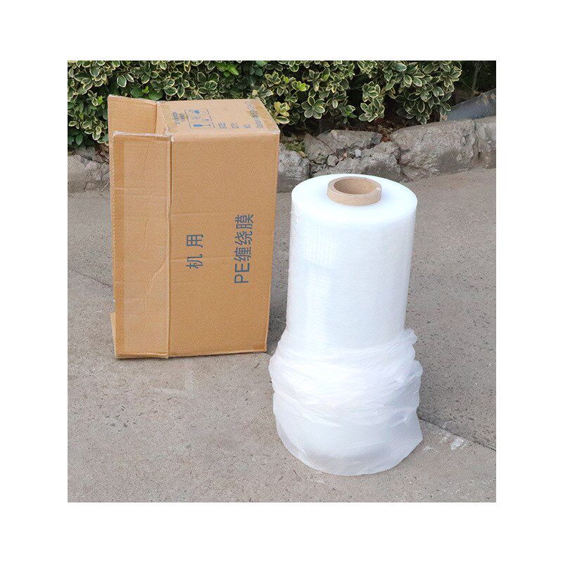 厂家缠绕机专用预拉伸包装u膜  透明自粘塑料工业物流快递包装膜